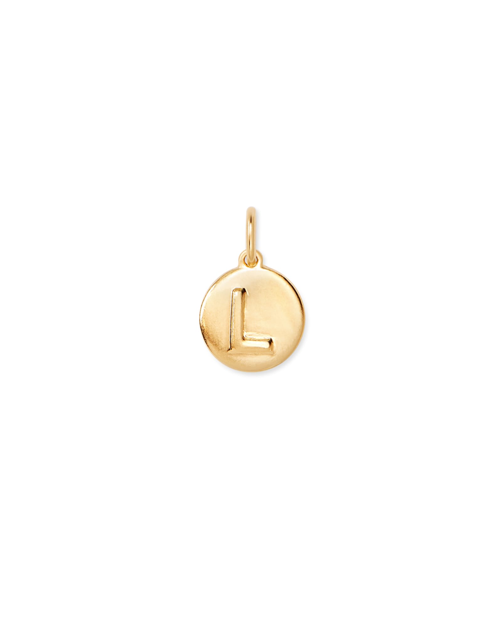 Kendra Scott Letter L Coin Charm in 18k Gold Vermeil | Sterling Silver